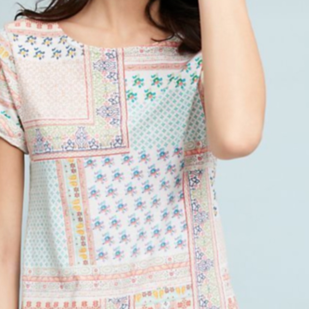 Anthropologie T.La Twist Back Tee NWOT